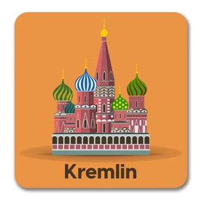 Kremlin Moscow Souvenir Magnet