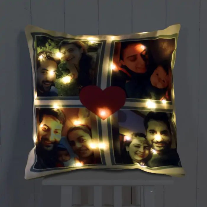 Buy Ferns n Petals Lovely Mate LED Cushion For Valentines Gift - Recron  Filled (10x11 inch) Birthday Gift | Anniversary Gift Online at Low Prices  in India - Paytmmall.com
