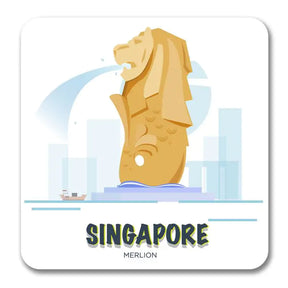 Singapore Merlion Souvenir Magnet