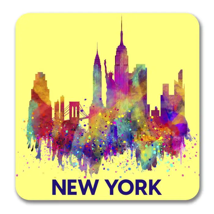 New York Colors Souvenir Magnet
