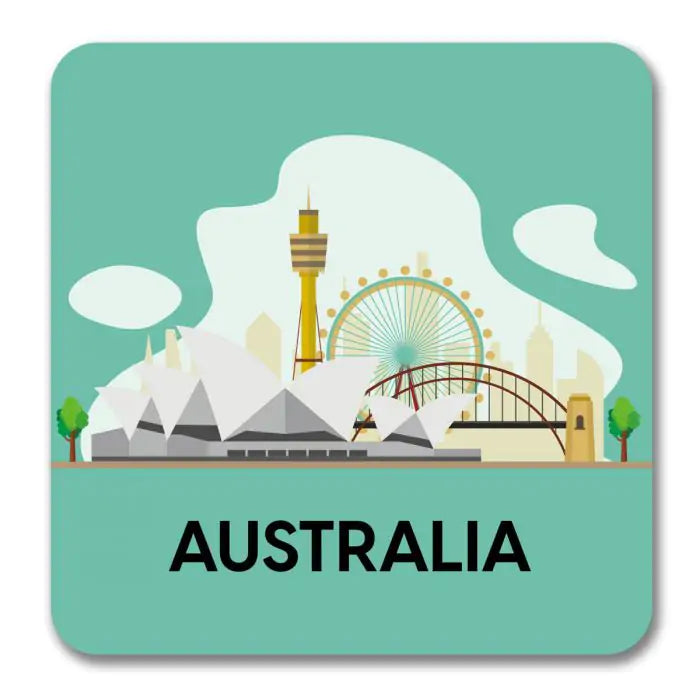 Australia Travel Souvenir Magnet-1