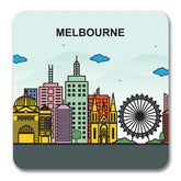 Melboune Skyline Souvenir Magnet-1