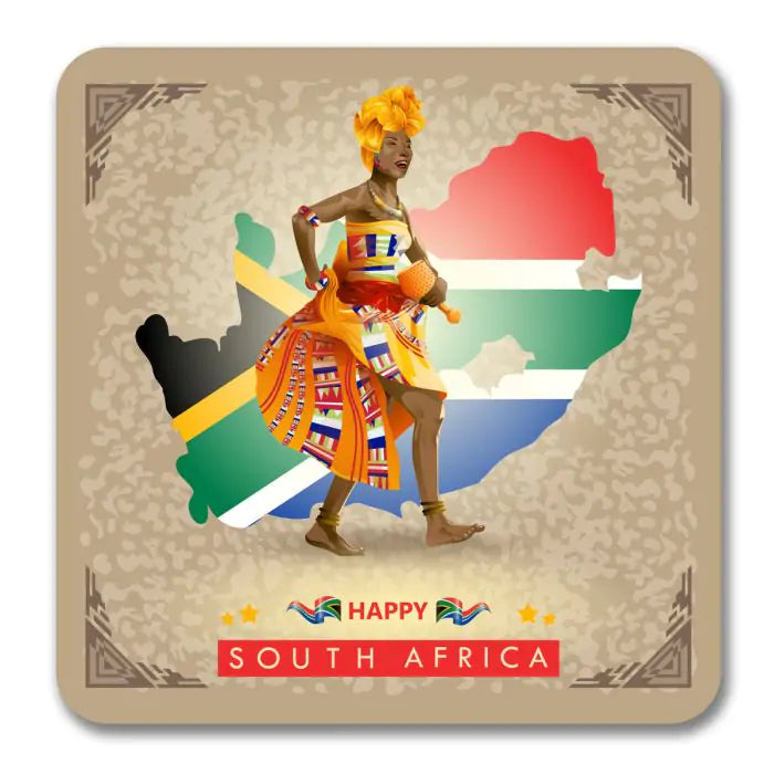 Happy South Africa Souvenir Magnet-1