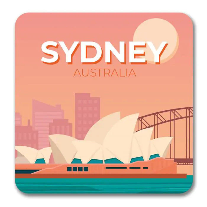 Sydney Skyline Souvenir Magnet-1
