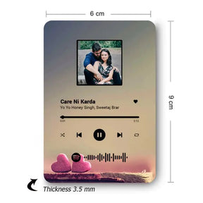 Personalised Spotify Magnet