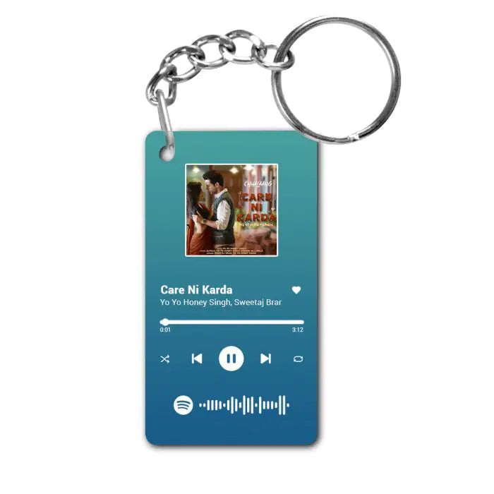 Personalised Spotify Keychain MDF