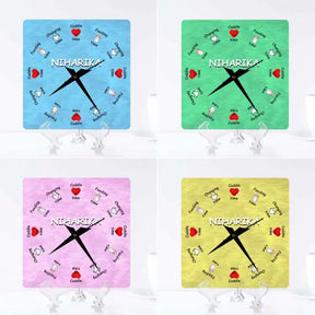 Personalised Baby Clock