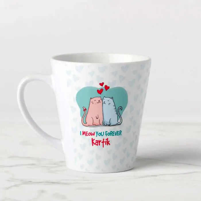 Love you Forever Conical Mug-2