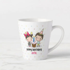 Happy Birthday Cuteness Conical Mug-1