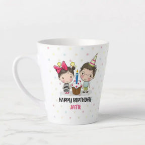 Happy Birthday Cuteness Conical Mug-2