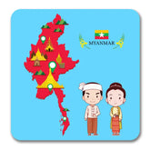 Myanmar Souvenir Magnet