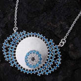 Evil Eye Necklace - Blue