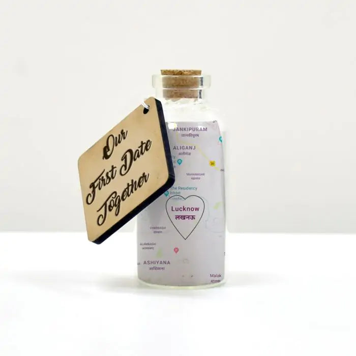 Personalised Our First Date Together Message Bottle-1