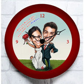 Personalised I Married Miss Right Wall Clock