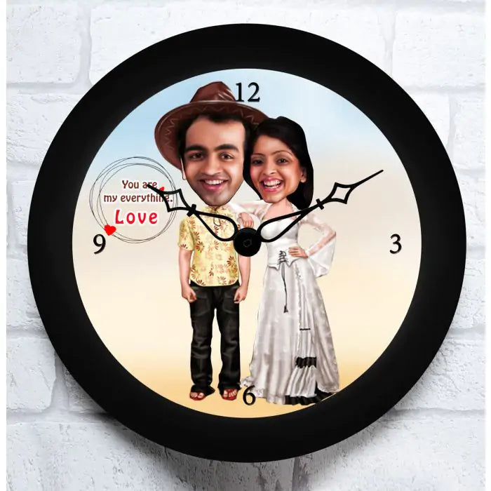 Amazon.com: Personalized Large Decorative Wall Clock 24