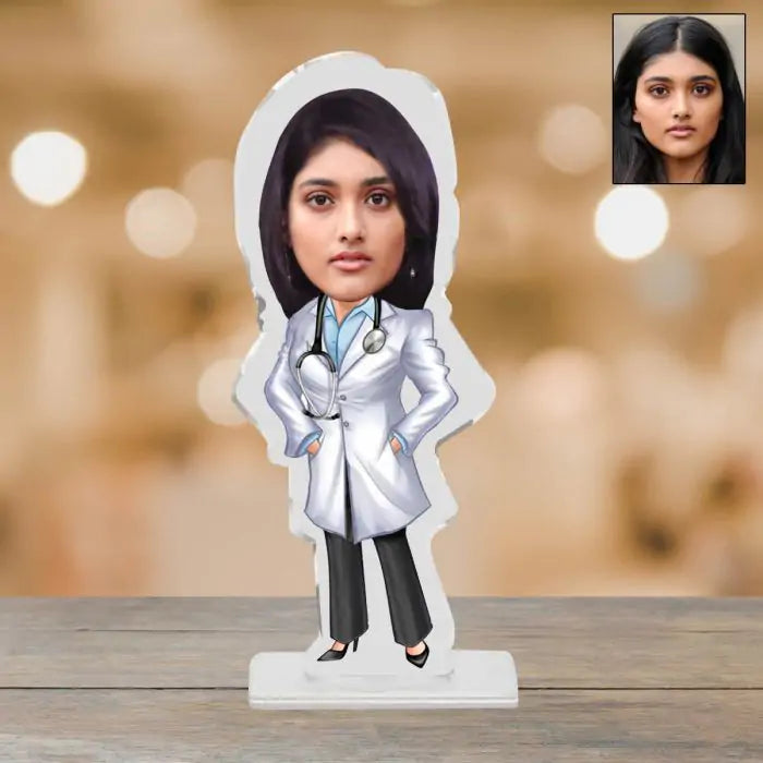 Personalised Lady Doctor Picture Stand