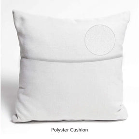 We go together like copy and paste - blue Cushion