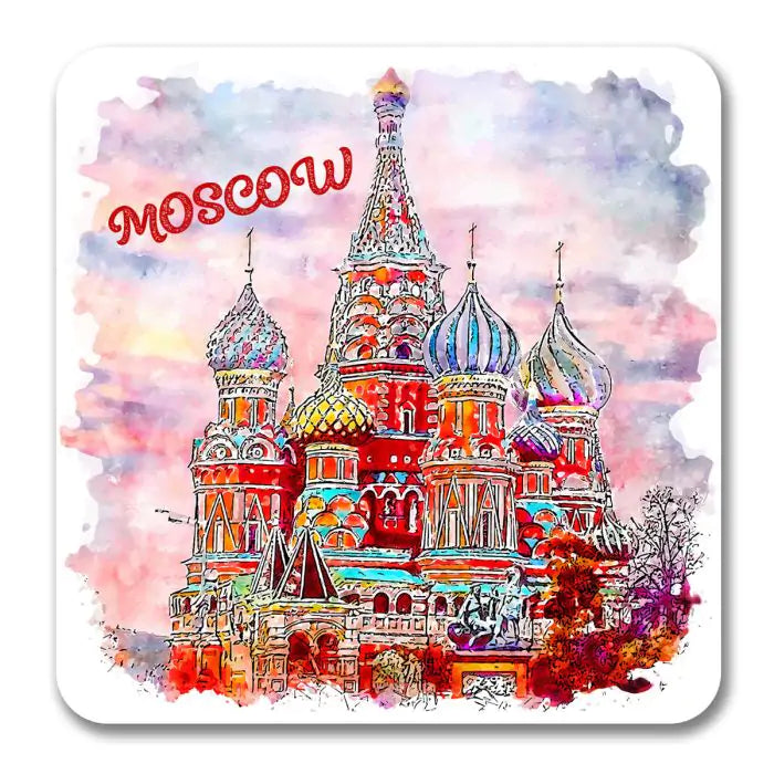 Red  Moscow Souvenir Magnet