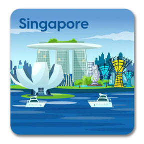 Singapore the Lion City Souvenir Magnet