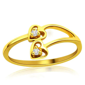 Surat Diamonds Classic Creation -Diamond Twin Ring