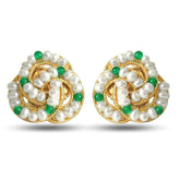 Surat Diamonds Green Fairy Queen Earrings
