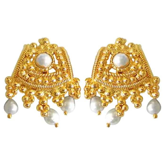 Order Surat Diamonds Besotting Beauty Pearl Earrings online at lowest ...