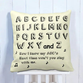 Sing With Me ABCD Cushion