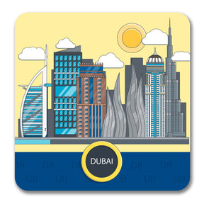 Dubai Skyline Souvenir Magnet