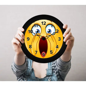 Smiley Scream Wall Clock