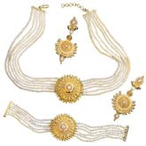 Surat Diamonds Shringar Special Necklace and Earring Set