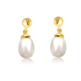 Surat Diamonds Pearl Drop Earrings